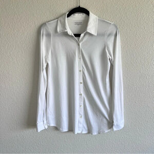 Eileen Fisher Women’s Organic Cotton White Shirt